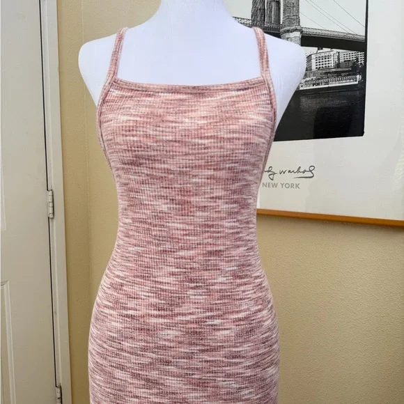 Old Navy Rose Space-Dye Sleeveless Knit Maxi Dress Size XXL - Picture 4 of 8